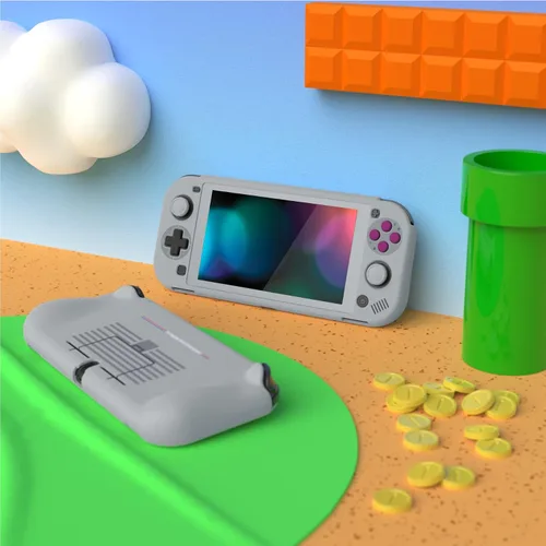 Vista 4 de PlayVital Carcasa rígida con agarre ergonómico para Nintendo Switch Lite