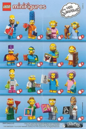 Vista 4 de LEGO Minifiguras Los Simpsons Serie 71009 Kit de Construcción