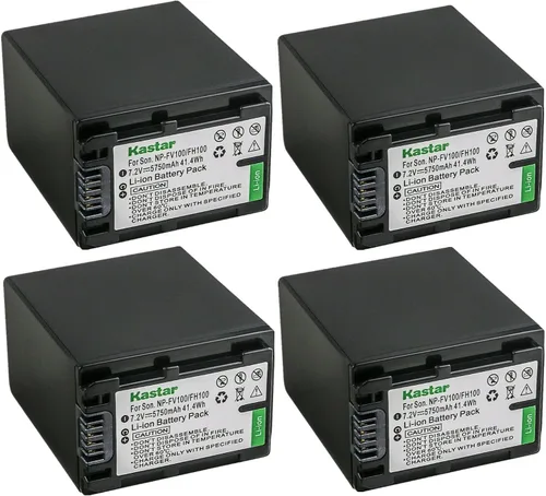 Vista 6 de Kastar Paquete de 1 batería NP-FV100 de 7,2 V 5750 mAh de repuesto para Sony DEV-30, DEV-5, DEV-50, DEV-50V, FDR-AX100, FDR-AX100E, FDR-AX700