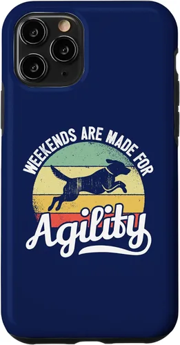 Vista 10 de iPhone 15 Dog Agility Handler - Weekends Are Made For Dog Agility Case