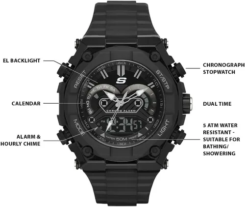 Vista 4 de Skechers Analog-Digital Watch for Men