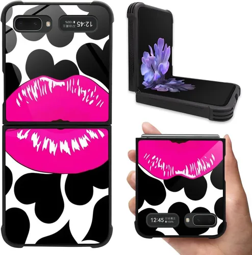 Vista 21 de DAIZAG Funda compatible con Samsung Galaxy Z Flip 5G, protección completa, a prueba de golpes, antiarañazos, funda de poliuretano termoplástico