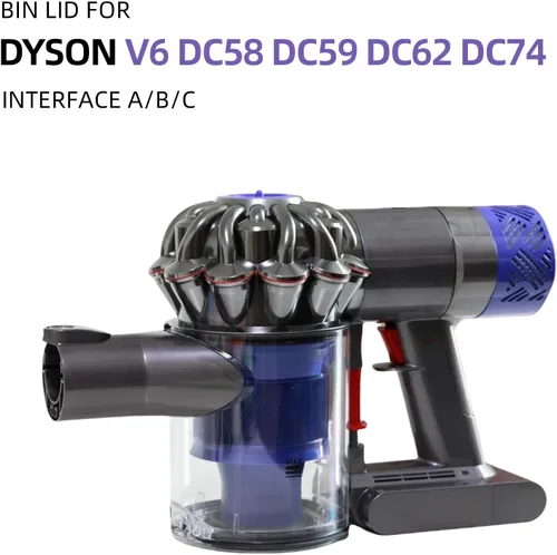 Vista 4 de Tapa de repuesto para depósito de polvo para aspiradora Dyson V6 DC58 DC59 DC62 DC72 DC74, accesorios para tapa de cubo de polvo
