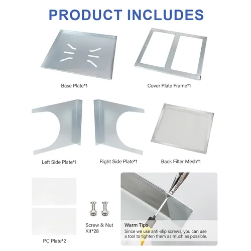 Vista 7 de SCOTTCHEN Banco amoladora de ojos cerrado, protector de seguridad universal para chispas y polvo, 1 paquete