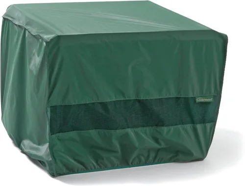 Vista 12 de Covermates Funda otomana cuadrada, de poliéster resistente, resistente a la intemperie, dobladillo con cordón, fundas para asientos y sillas, 26