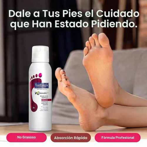 Vista 2 de FOOTLOGIX Fórmula para piel áspera con espiraleen, 4.23 oz