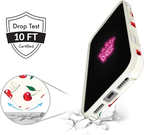 Vista 823 de VELVET CAVIAR Funda para iPhone 15, compatible con MagSafe, probada contra caídas de 10 pies, fundas protectoras de diseño, leopardo color rosa