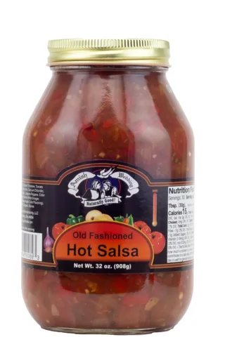 Vista 2 de Amish Wedding Salsa caliente 32oz (paquete de 2)