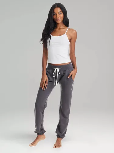 Vista 2 de bebe Pantalones deportivos para mujer, pantalones de felpa francesa con bajos fruncidos, pantalones de pijama con logotipo, para mujer