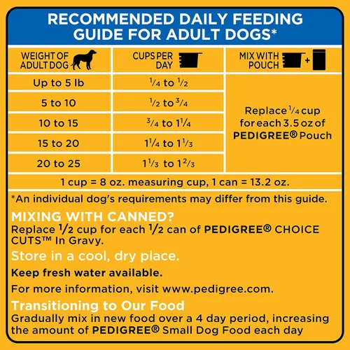 Vista 6 de Pedigree Pequeño Breed para perros seco Adultos Alimentos