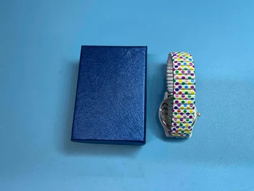 Vista 12 de Lancardo Reloj de banda elástica para mujer Bohemia elástica analógica cuarzo gran número blanco reloj de pulsera fácil de leer cumpleaños Navidad