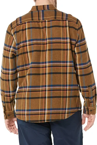 Vista 5 de Tienda Essentials Camisa de franela de manga larga para hombre (disponible en tallas grandes y altas)
