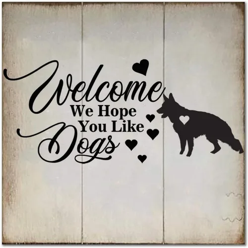 Vista 15 de Welcome We Hope You Like Lab Pointer - Letreros de madera para perro, reglas de perro, carpintería, garaje, decoración de pared para interiores