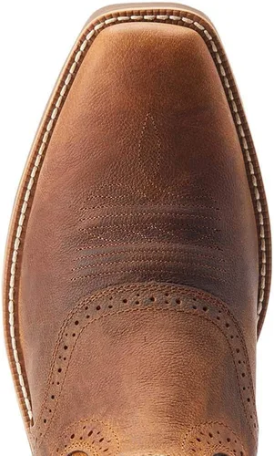 Vista 4 de ARIAT Botas Western híbridas Roughstock con punta cuadrada para hombre