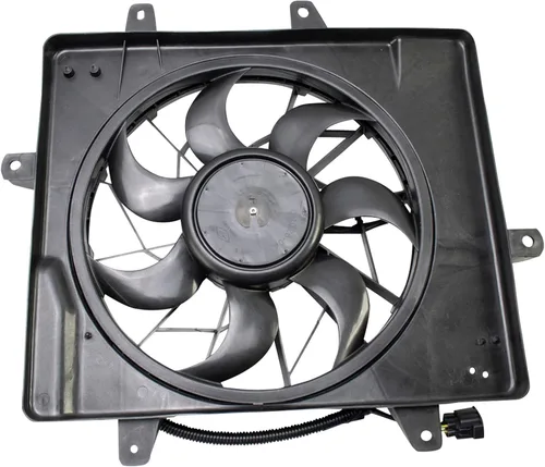 Vista 21 de Conjunto de ventilador de refrigeración dual del radiador TRQ Para Toyota Avalon 2013-2018 Camry 2012-2017 TO3115173
