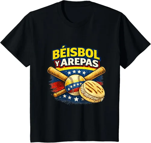 Vista 82 de Camiseta Beisbol y Arepas Venezuelas Baseball Pride Team 2026