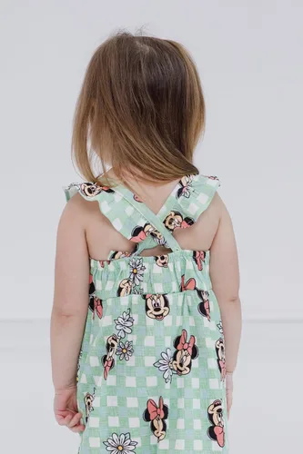Vista 6 de Disney Minnie Mouse - Vestido midi para niñas pequeñas y grandes, diseño de sirena, Ariel