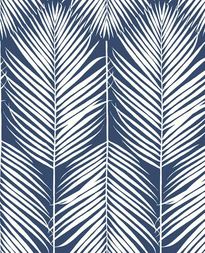 Vista 9 de NextWall Palm Silhouette Coastal Papel Tapiz Despegar y Pegar (Verde Pastel)
