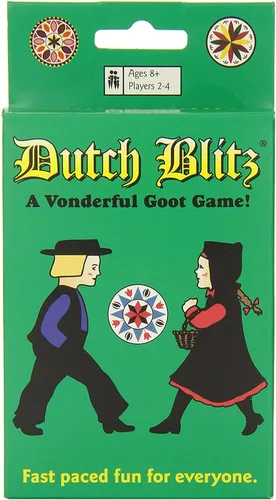 Vista 4 de Juego de cartas original Dutch Blitz y paquete de expansión Dutch Blitz en paquete con bolsa de almacenamiento de Mr Dice