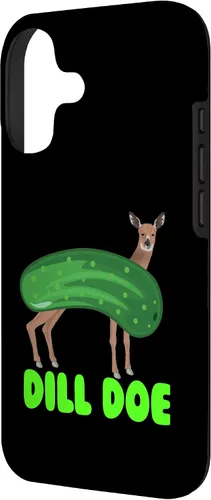 Vista 2 de Dill Doe - Carcasa para iPhone 17, diseño de ciervos y naturaleza divertida para adultos