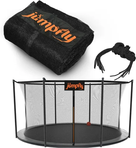 Vista 7 de 10/12/14FT Trampoline Net(Net Only),Trampoline Replacement Safety Enclosure,Fit for 8/6 Poles Round Frame Trampoline,Breathable&Weather-Resistant
