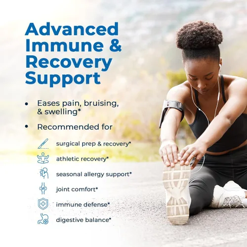 Vista 2 de VitaMedica Suplemento de bromelina y quercetina - 500 mg de bromelina 250 mg de quercetina - 2400 GDU para inmunidad, apoyo articular, inflamación