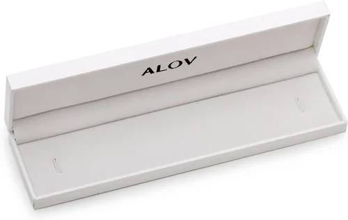 Vista 6 de ALOV Collar con colgante de plata de ley con diseño de corazón y circonita cúbica para padre e hija