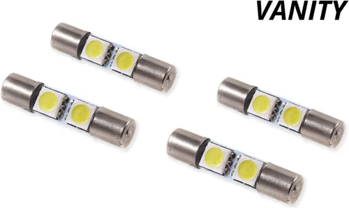 Vista 2 de Diode Dynamics LED de luz de tocador compatible con Subaru Ascent 2019-2023 (cuatro), fusible de 1.102 in SMF1 ámbar