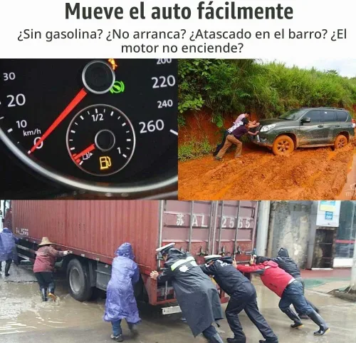 Vista 5 de Correa de remolque de servicio pesado con ganchos de seguridad 2" x 16.4' Capacidad de 13200 LB, cuerda de remolque con grillete amarillo
