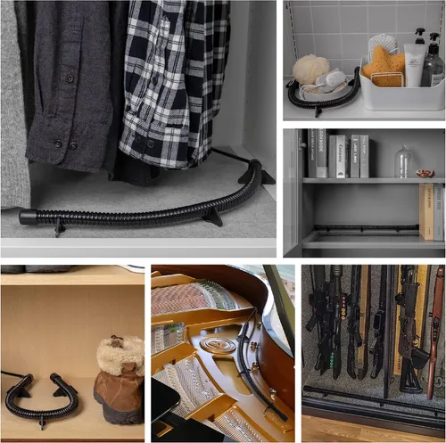 Vista 2 de Tubo deshumidificador seguro para pistola flexible, fácil de operar para controlar la humedad y prevenir el óxido, aprobado por UL, 24 pulgadas