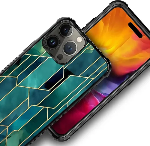 Vista 724 de Funda compatible con iPhone 15, diseño de elefantes africanos, diseño increíble a prueba de golpes, antiarañazos, carcasa trasera de policarbonato