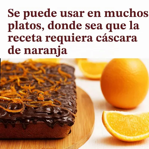 Vista 3 de The Spice Way Cáscara de naranja - Gránulos (4 oz) sin conservantes. Ideal para cocinar, hornear y té.
