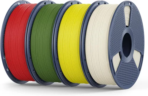 Vista 9 de SUNLU - Filamento PLA mate de 1/16 pulgadas para impresora 3D, carrete compatible con filamento de repuesto Bambulab, de 2.2 libras, textura