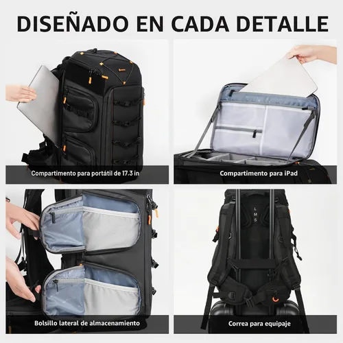 Vista 4 de TARION FPV Drone Camera Mochila Extra Grande 30L FlightPro
