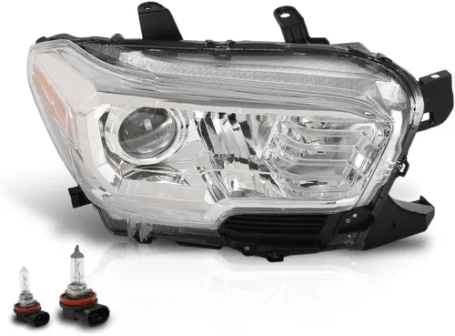 Vista 20 de CHEDA Conjunto de faros, lente transparente carcasa negra ámbar reflector