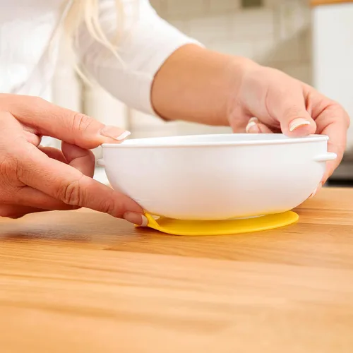 Vista 9 de Dr. Brown's Tazones de succión fuertes antideslizantes para bebés y niños pequeños, alimentación LED para bebés, paquete de 2, sin BPA, 4 meses