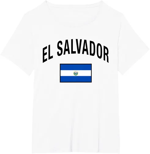Vista 57 de Camiseta salvadoreña Orgullosa Bandera de El Salvador, Negro