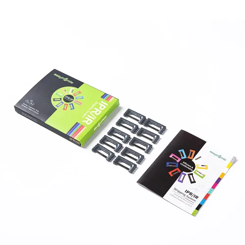 Vista 8 de SNAWOP Tiras interproximales dentales 10PC Ortodoncia Reducción de esmalte Kit de pulido IPR/IR (gris)