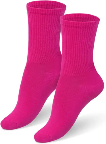 Vista 12 de Ronglry Calcetines de neón holgados de los años 80 y 90, calcetines de neón para mujer, calentadores de piernas extra largos, suaves, hasta