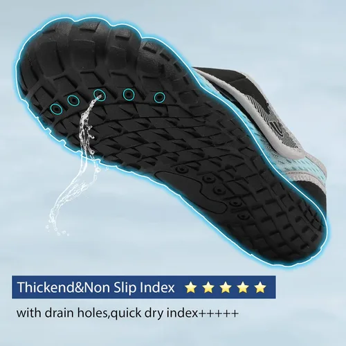 Vista 5 de Spesoul Zapatos de agua para mujer y hombre, para natación, playa, secado rápido, para piscina, senderismo, entrenamiento, deportes acuáticos al