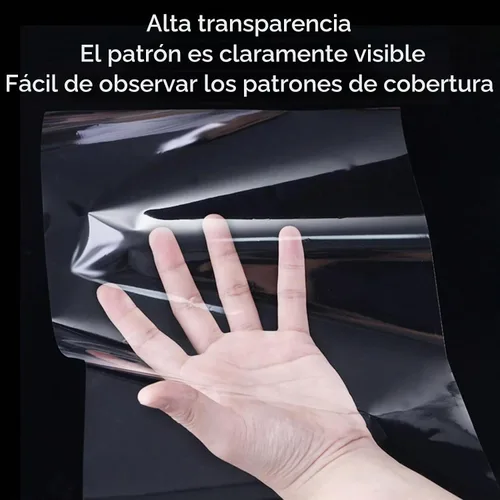 Vista 6 de KVM - Papel de transferencia de tatuajes x 100 hojas de película transparente transparente