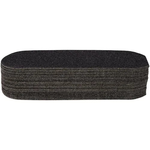 Vista 8 de PANA 40 piezas de recambio de archivo Pedi grande negro para lima de pies de acero inoxidable para lijar raspador de pies, almohadillas de recambio