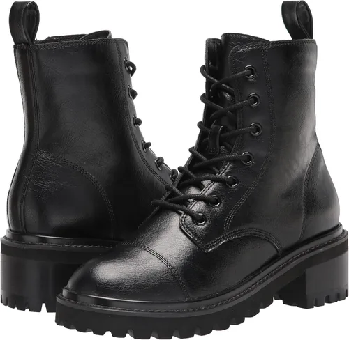 Vista 7 de The Drop Sparta - Botas de combate con cordones y suela gruesa para mujer