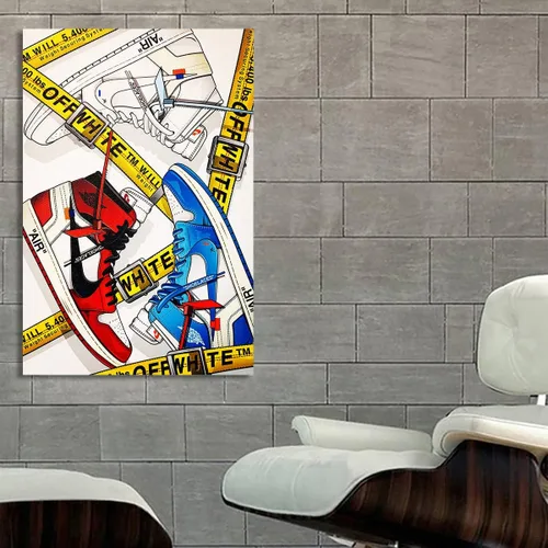 Vista 2 de Shoes Sneaker Art Hypebeast Pop Art Art - Póster de papel (24 x 36 pulgadas)