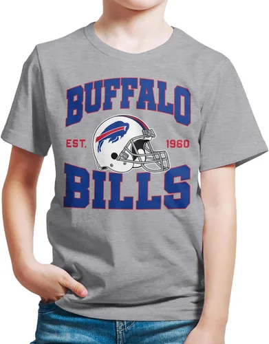 Vista 30 de Junk Food Clothing x NFL - Casco de equipo - Camiseta de manga corta para niños y niñas con licencia oficial de la NFL