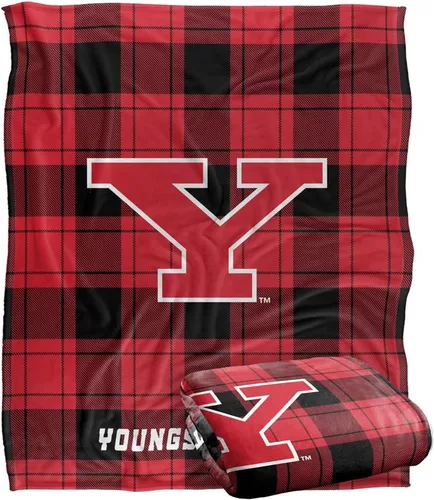 Vista 116 de LOGOVISION St John's University Campus Plaid Spirit Silky Touch Manta súper suave 36 x 58 pulgadas