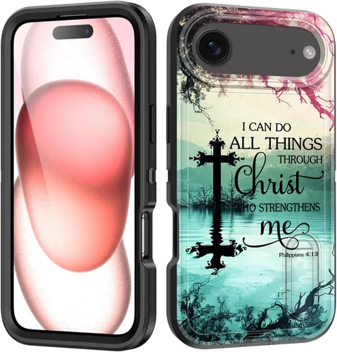Vista 101 de Funda para iPhone Air con soporte integrado, a prueba de golpes, polvo y caídas, 3 capas, grado militar, funda protectora para iPhone Air de 6.5