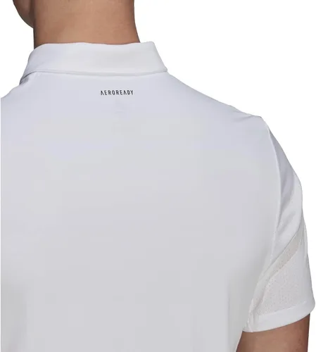 Vista 4 de adidas Polo de 3 rayas para hombre Tennis Club, BlancoNegro