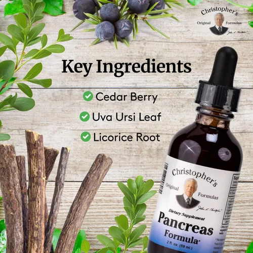 Vista 3 de Pancreas Formula Dr. Christopher Líquido 2 oz