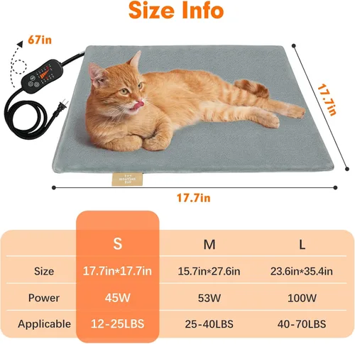 Vista 2 de Vannon Almohadilla térmica para mascotas para perros y gatos